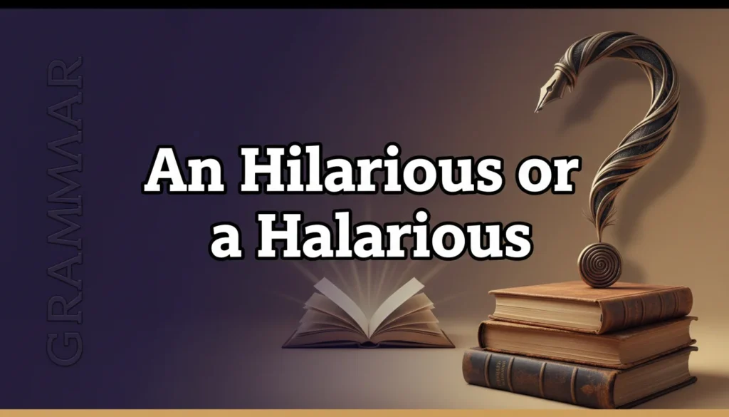 An Hilarious or a Hilarious