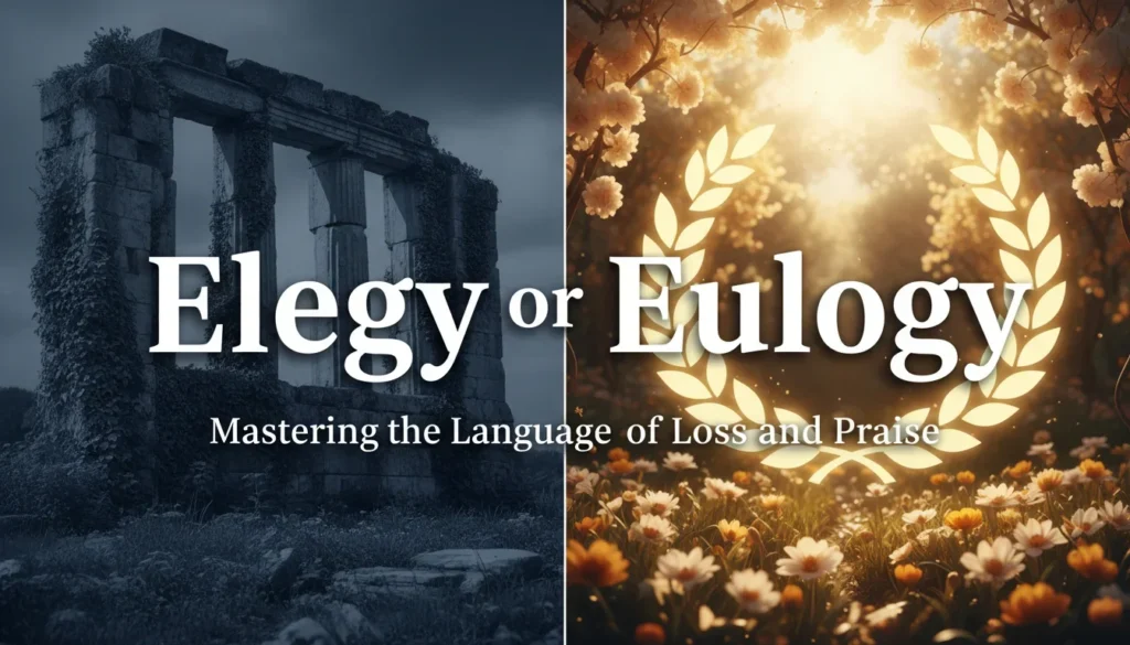 Elegy or Eulogy