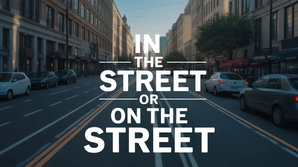 In the Street Or On the Street