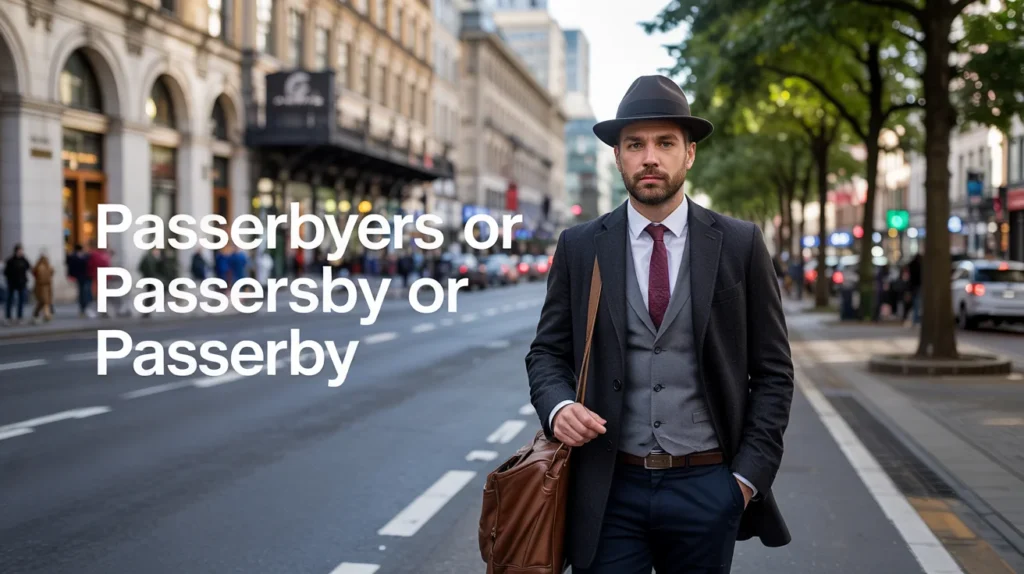 Passerbyers or Passersby or Passerby