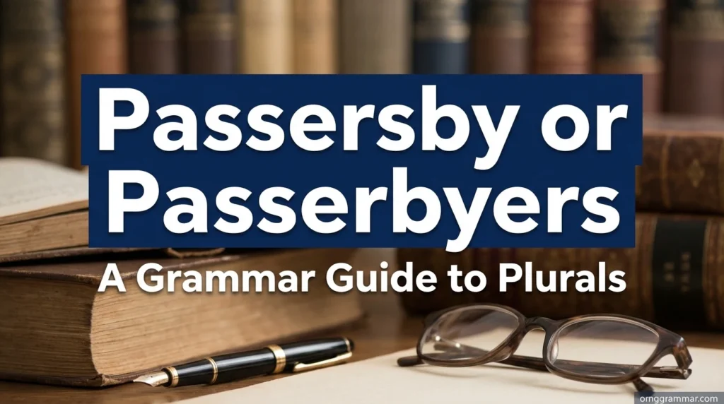 Passersby or Passerbyers
