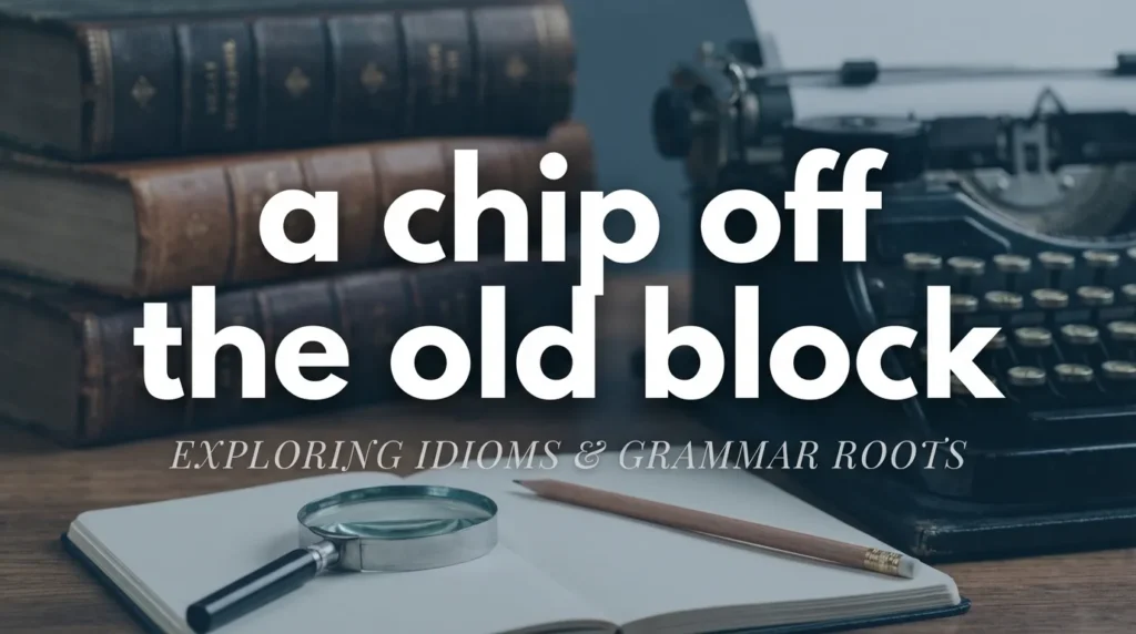 a chip off the old block