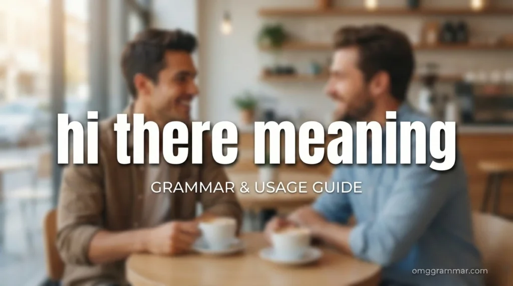 hi there meaning