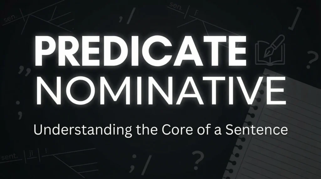 Predicate Nominative