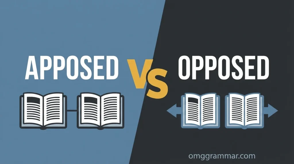 Apposed vs Opposed