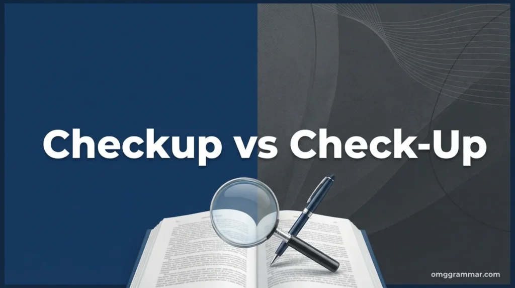 Checkup vs Check-Up