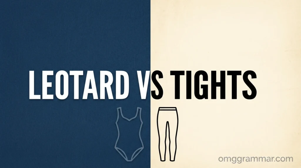 Leotard vs Tights
