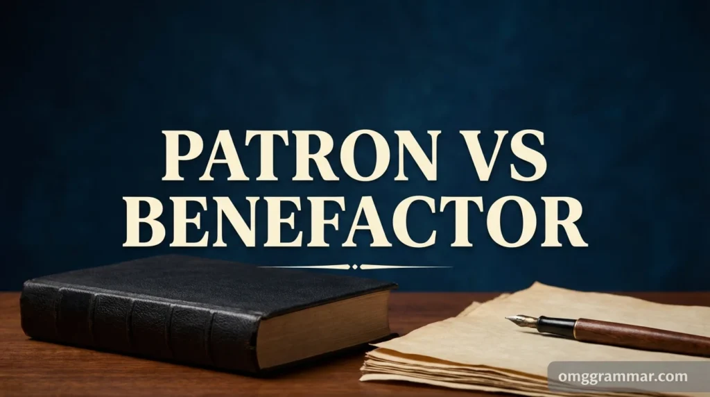 Patron vs Benefactor
