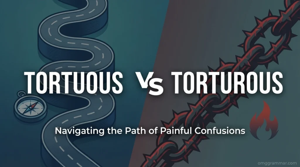 Tortuous vs Torturous