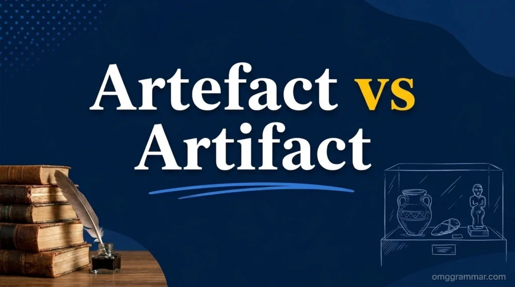 Artefact vs Artifact