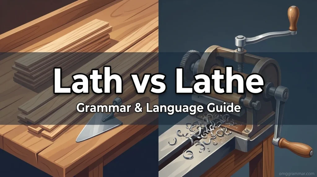 Lath vs Lathe