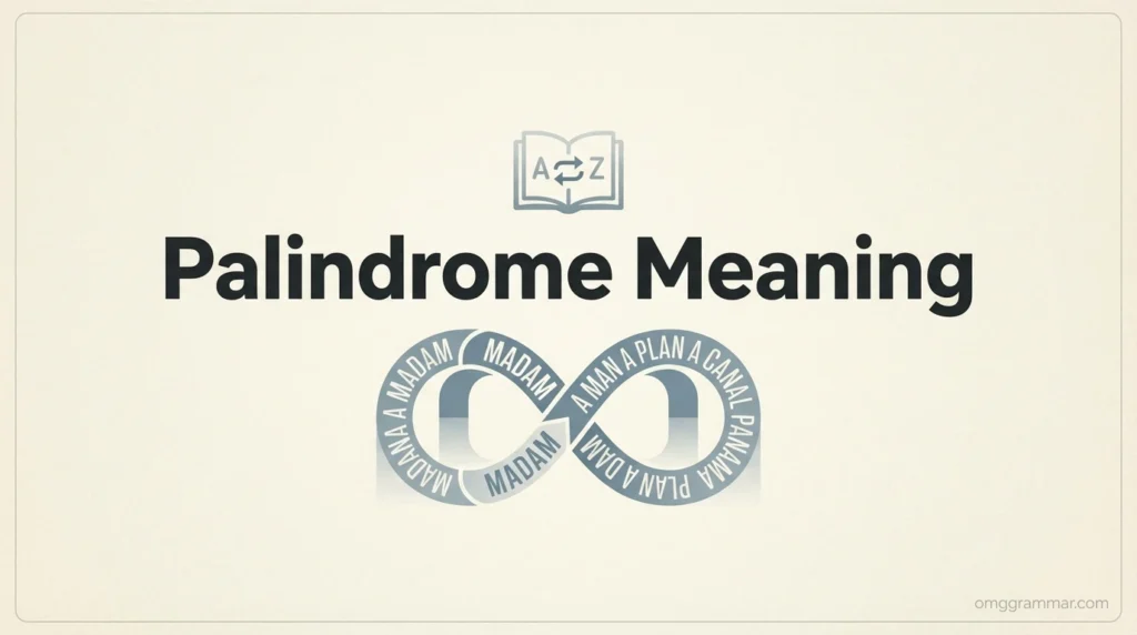 Palindrome Meaning
