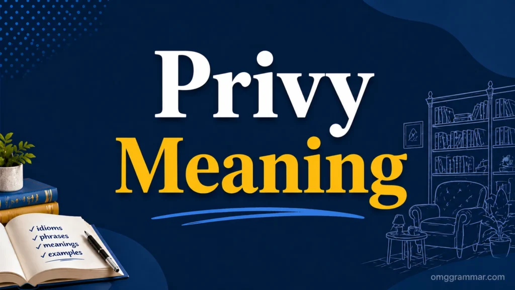 Privy Meaning