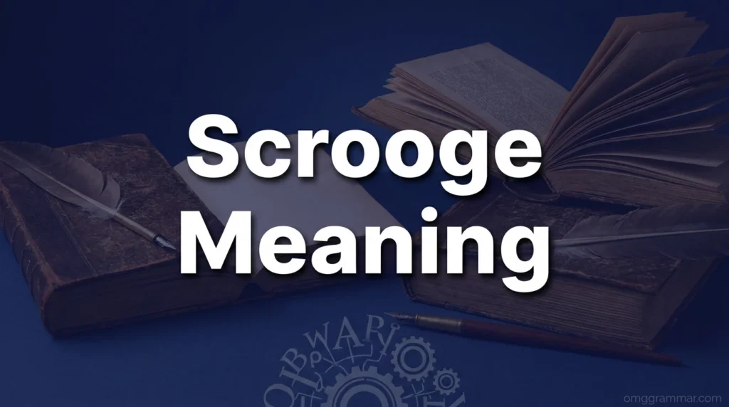 Scrooge Meaning