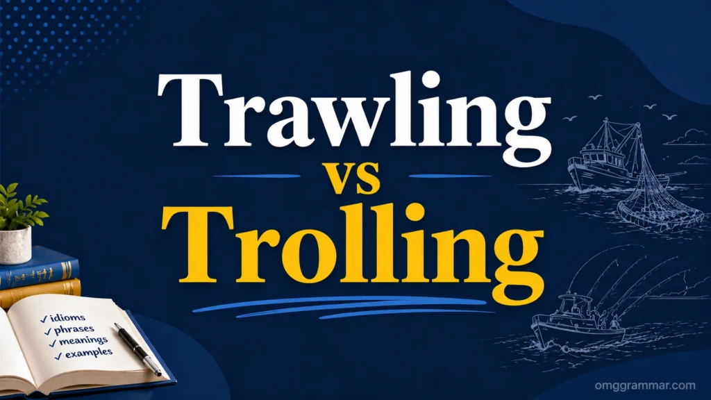 Trawling vs Trolling